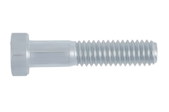 תמונה של בורג משושה אינצ'י מגולוון UNC/USS  מידה 1/2X5