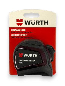 תמונה של סרט מדידה מקצועי מוגן 5 מטר רוחב 25 מ"מ