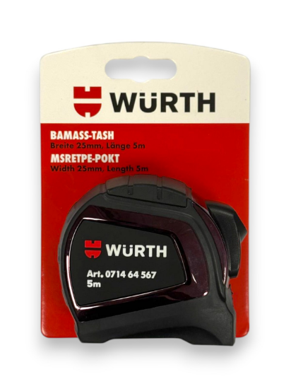 תמונה של סרט מדידה מקצועי מוגן 5 מטר רוחב 25 מ"מ