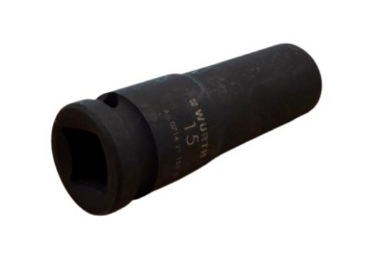 תמונה של בוקסה כוח שחורה ארוכה הינע 1/2'' מידה 15